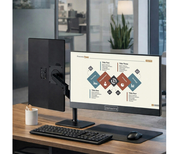 Zenwire Monitor Przenośny 15,6 cali USB-C Full HD 1920x1080 HDMI - 1604644 - zdjęcie 6
